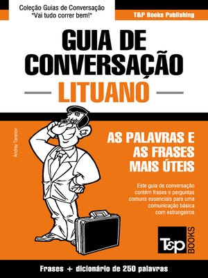 cover image of Guia de Conversação Português-Lituano e mini dicionário 250 palavras